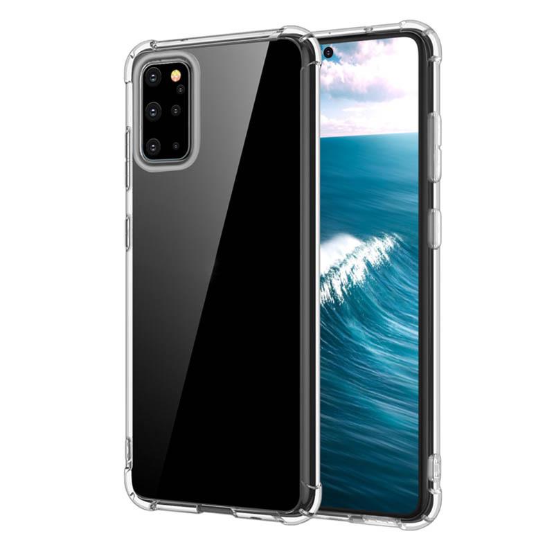 Samsung S23 Case: S30Ultra Transparent Airbag A55 Full Coverage A05S Drop-Proof Thick Soft Cover