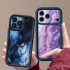 Shockproof Phone Case For iPhone 17 Pro Max Case iPhone 16 15 14 13 Pro Max 11 17e 16e Colorful Marble Print Soft Silicone Bumper Cover