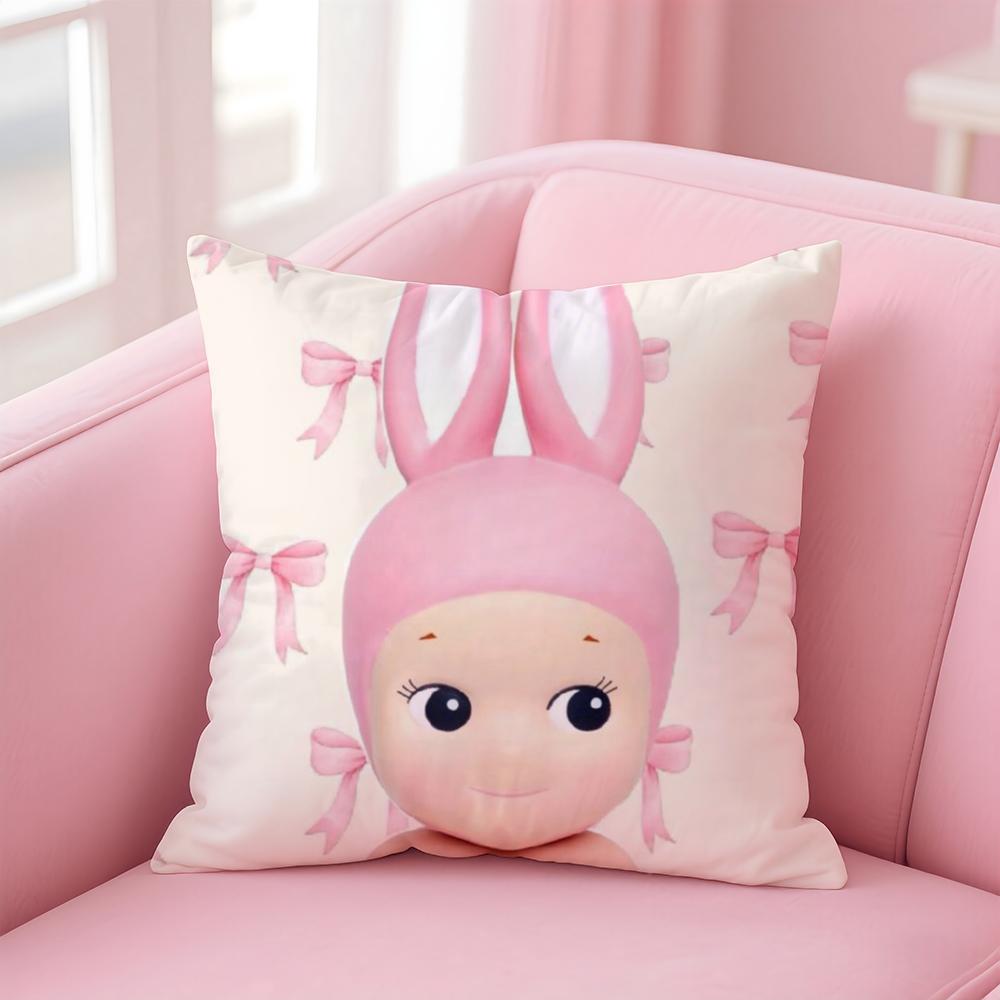 Cartoon Hot S-Sonny AngelS Cushion Cover Comfortable Reversible Pillow Cover Ideal for Car Sofa Bedroom & Beyond