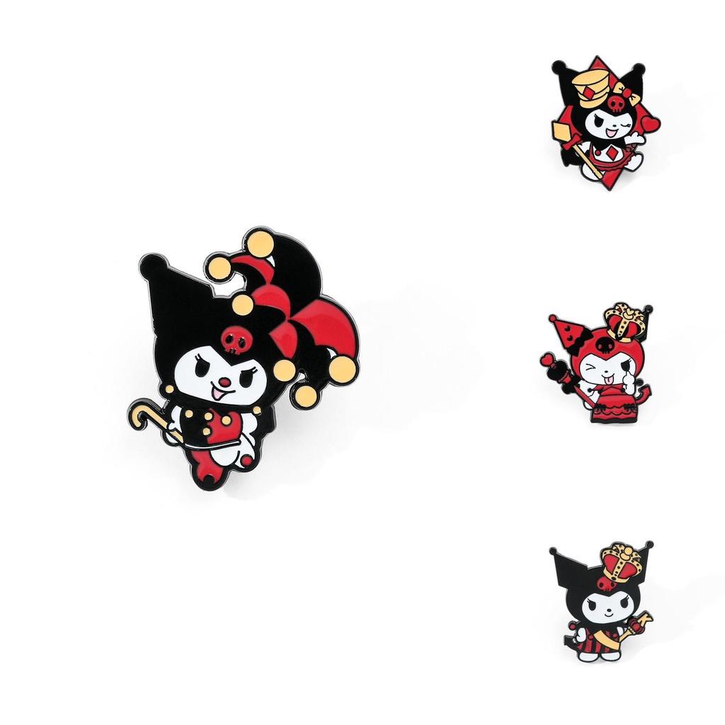 Cute And Funny Magician Kuroko Metal Badge For Students' Bags And Accessories Cartoon Character Style