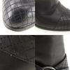 CHANEL COCO Mark boots Matelasse black leather Women Used