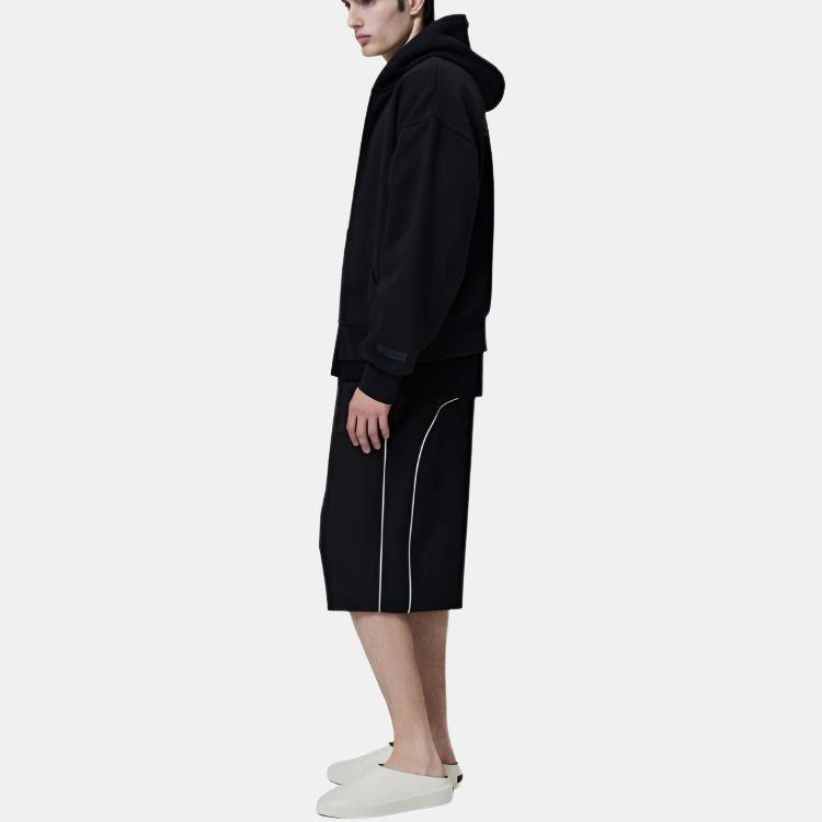 Fear of God Essentials Classic Full Zip Hoodie 'Jet Black' Men's 192SP254780F