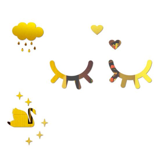 

Облако Сердце Лебедь Форма Наклейки на стену Съемные НАКЛЕЙКИ DIY Наклейки Главная