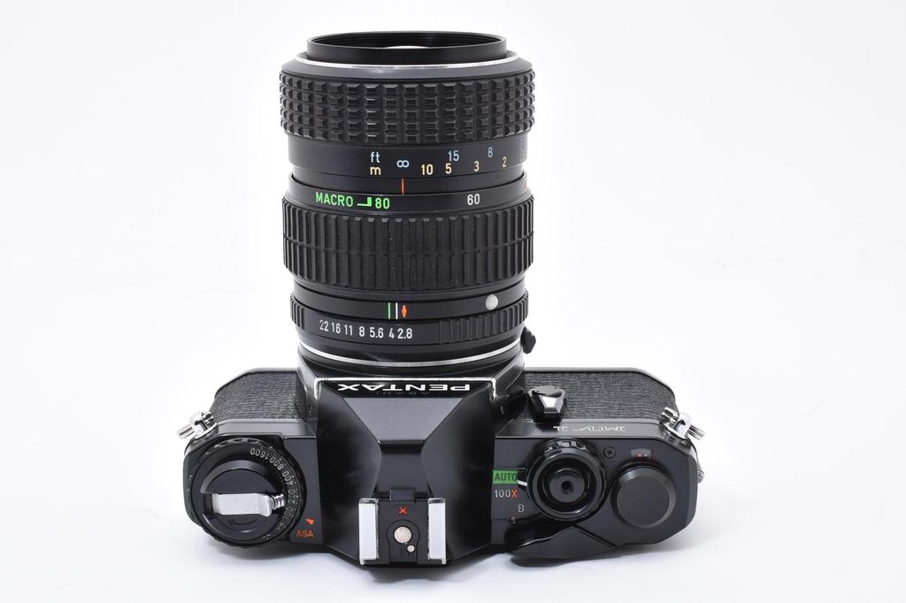 [USED] Pentax MV1 Black SLR Film Camera W. SMC Pentax-M Zoom 40-80mm, Near Mint, From JAPAN