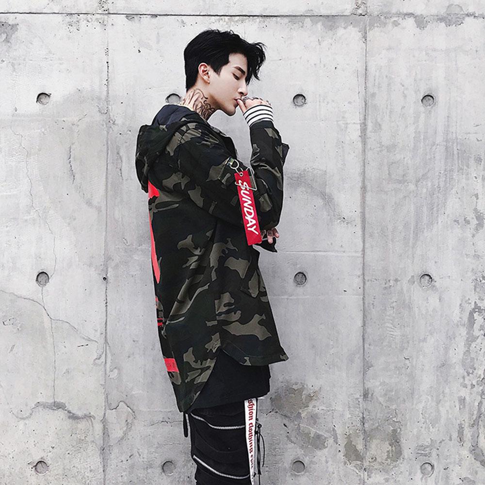 Buy Mens Jacket High Street Spring Men Camouflage X Print Jackets