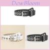 Minimalist Punk Style Pu Belt With Rivet Detailing For Casual Wear 2024