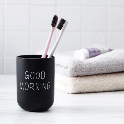 Banyo Diş Fırçası Dairesel Fincan Düz Fincan Çift Diş Fincan Günaydın
