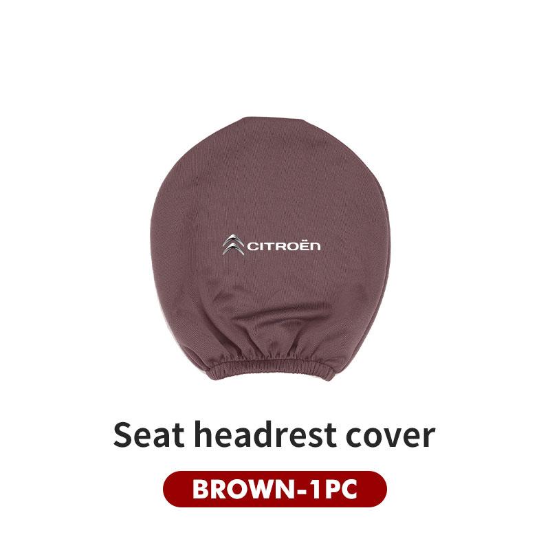 

For Citroen Car Seat Headrest Elastic Pillow Protective Cover Accessories C5 C1 C2 C6 C4L DS3 DS4 DS5 C-Elysee Grand Berlingo