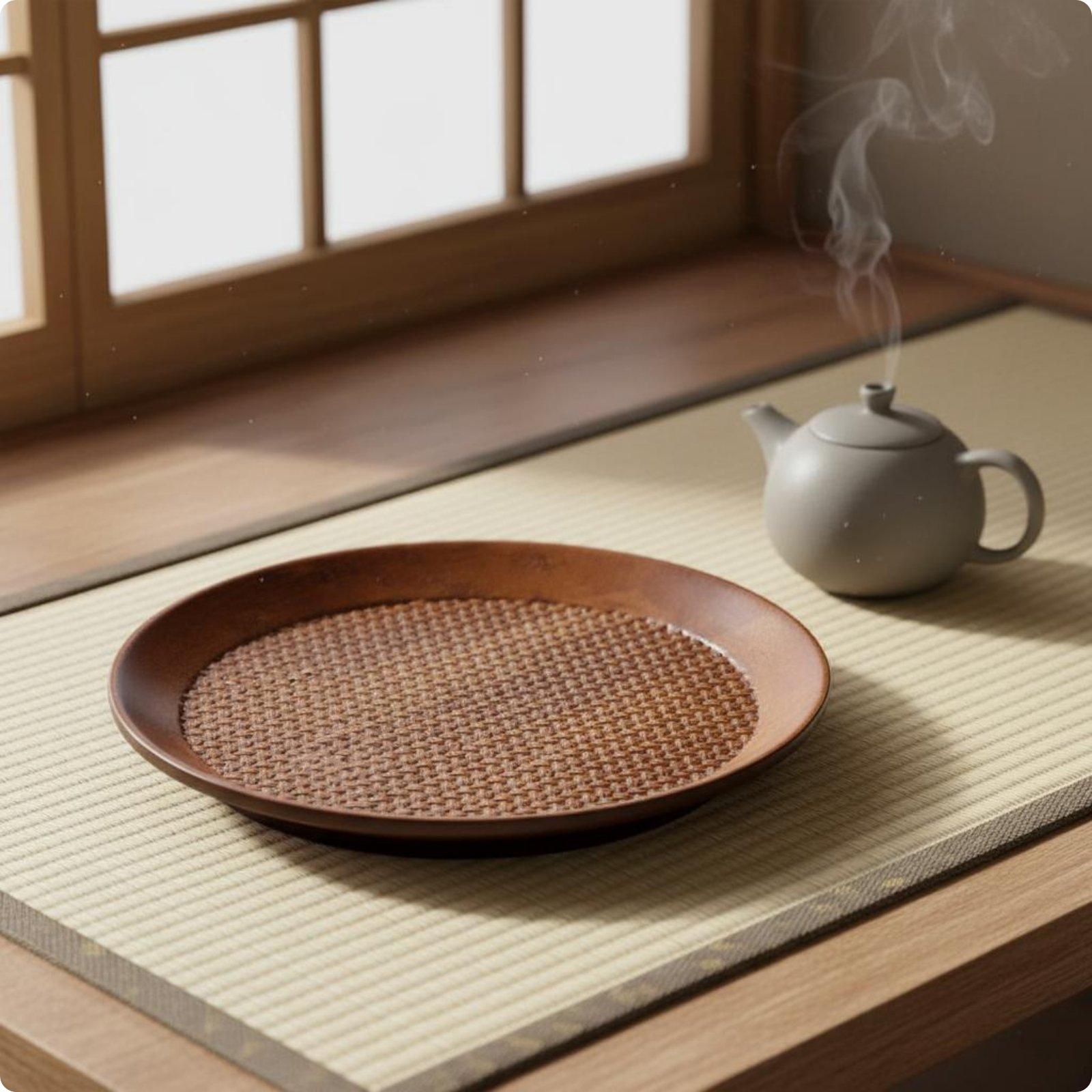 Bamboo Brew Leaf Tray Creative Shape Dry Brew Brew Leaf Tray Wooden Teapot Holder Versatile Kitchenware for Home