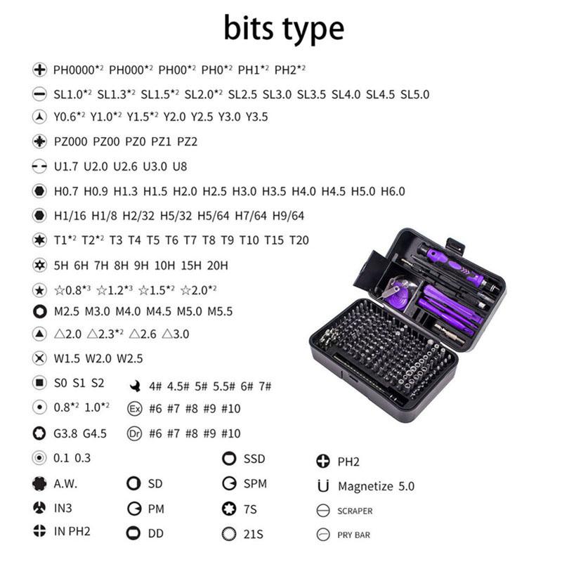Set de Burghie Magnetice pentru Șurubelniță Torx Phillips Cheie Demontare Capete Șuruburi Instrumente de Reparare Telefon PC Accesorii Scule Electrice