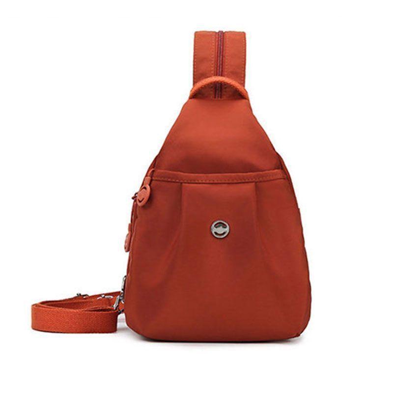 Schoolbag New Multifunctional Multilayer Fashion Versatile Backpack Breast Bag Casual Oblique Span Bag Large Capacity Lightweight Travel Bag Women