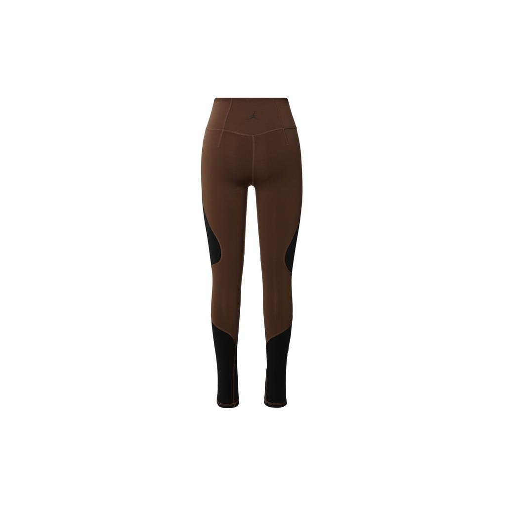 Jordan Sport Tech Contrast Elastic Casual Quick-Drying Sports Pants Women Bottoms Surprise-Cocoa FB4648-259