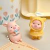 Mini Pig Figurines Cartoon Toy Cute Toppers for Home Piglet Cake Miniature Pig Office Desk Birthday