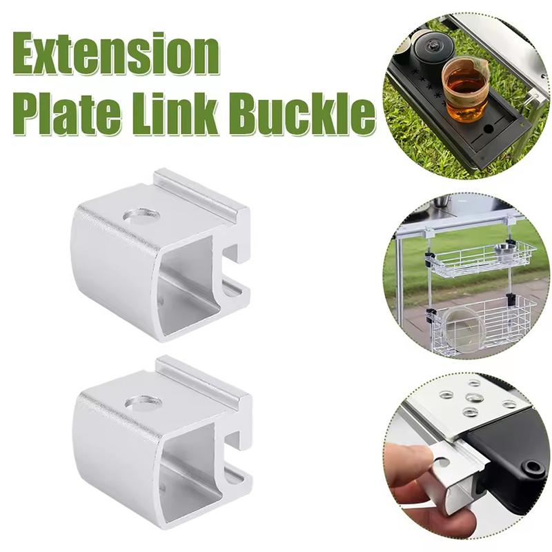 Compact Aluminium Alloy Link Buckle Joint for Camping Table Plate Support