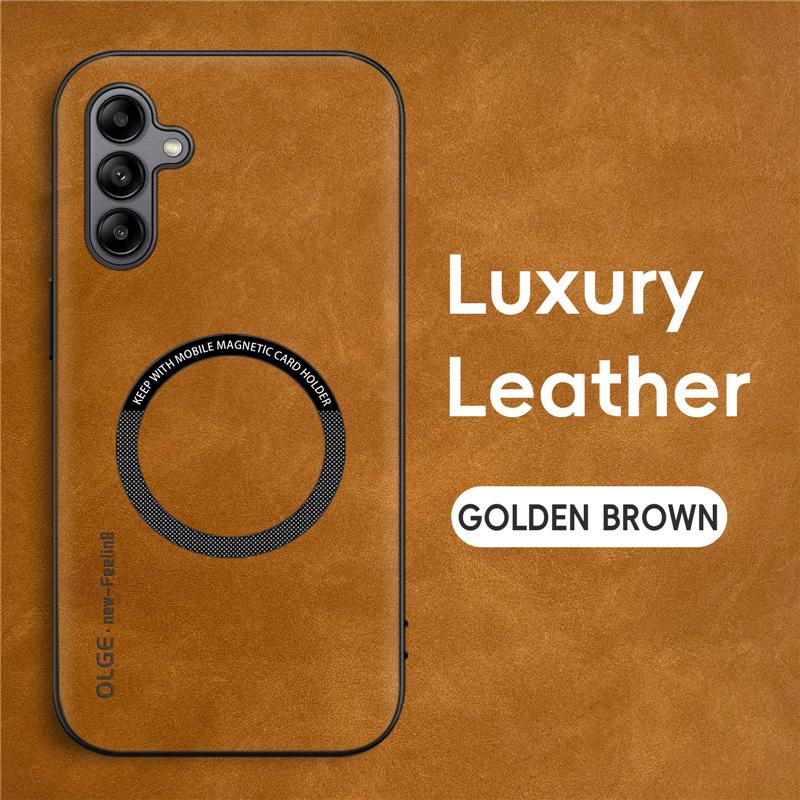 

Magnetic Retro Leather Soft Case For Samsung Galaxy A05S A05 Wireless Charging Phone Case Cover For Galaxy A05S