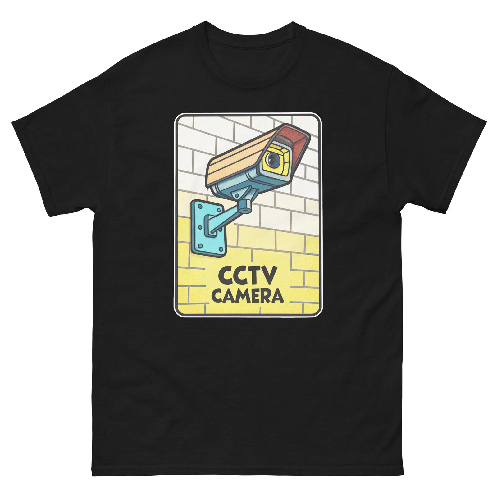 CCTV Camera Nightclub Bar Nightlife Party T-Shirt S