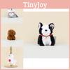 Adorable Cartoon Dog Plush Keychain Cuddly Husky Stuffed Toy Poodle Bag Charm