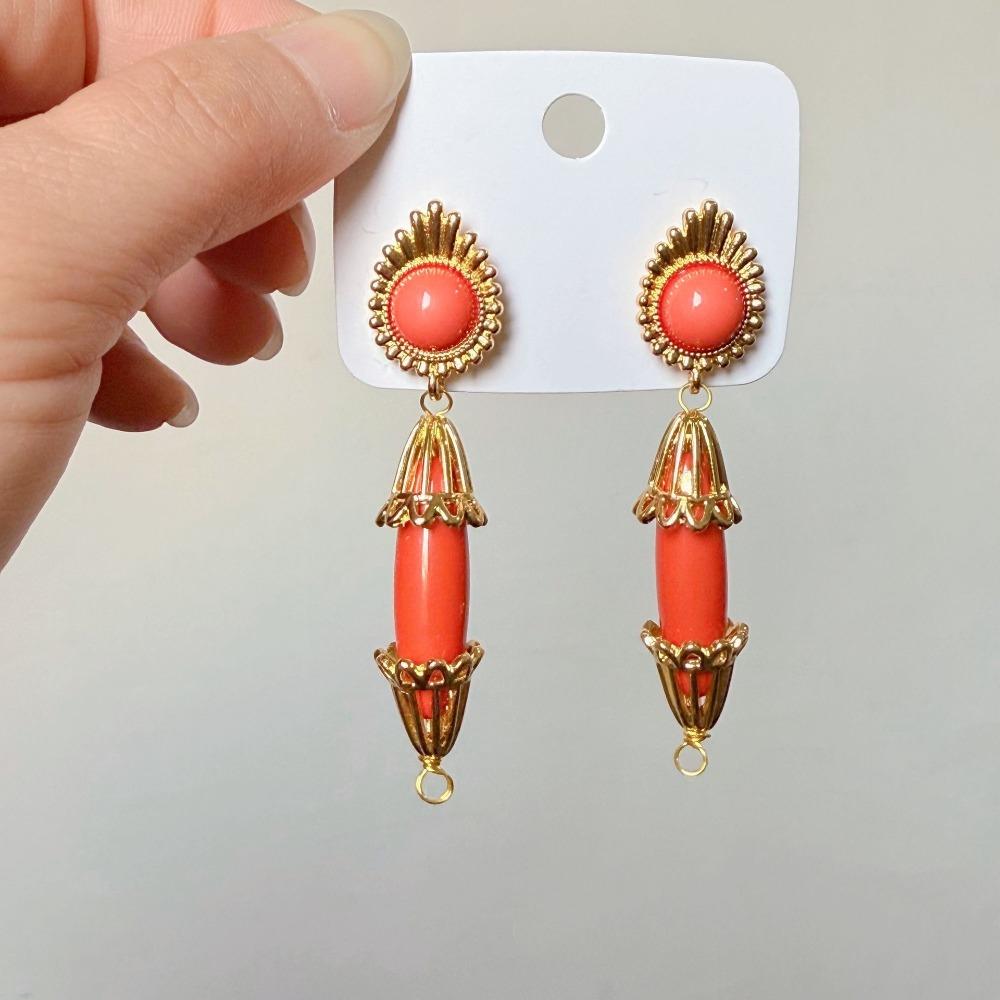 Retro Tibetan Earrings Ethnic Style Versatile Nepalese Niche Earrings Jewelry Stud Earrings Women
