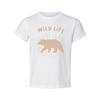 Unisex Outdoor Bear Graphic T Shirt With Wild Life Illustration And Sunburst Des