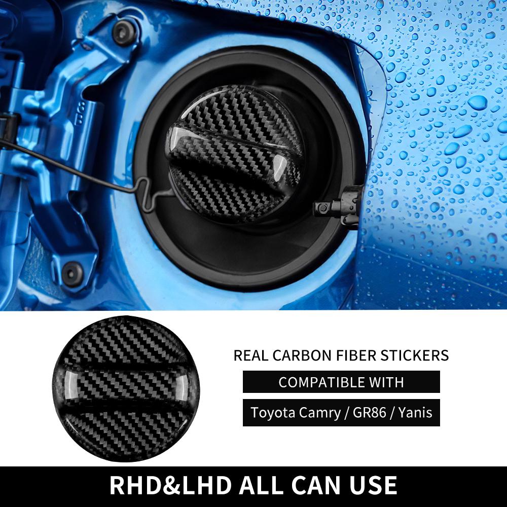 Real Hard Carbon Fiber For 2013-2025 2025 2025 2025 Subaru BRZ,Toyota GT86,GR86 Car Inner Fuel Tank Cover Accessories
