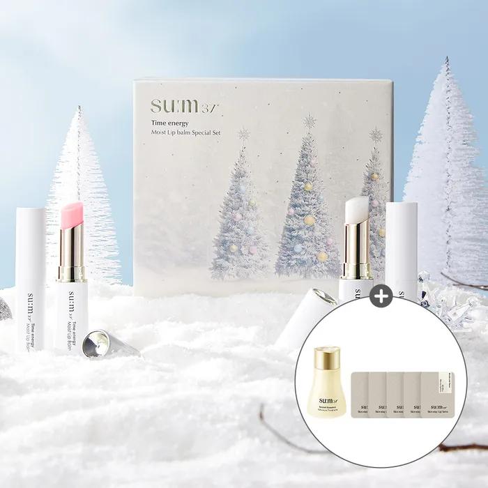 Time Energy Moist Lip Balm Duo Holiday Edition Special Set