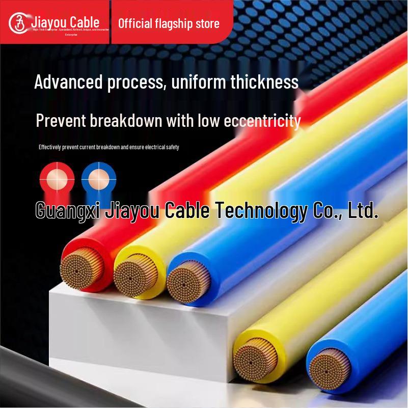 National Standard Flame Retardant Copper Wire, Single Core, 2.5-16 Mm², 100m, Hard Cable