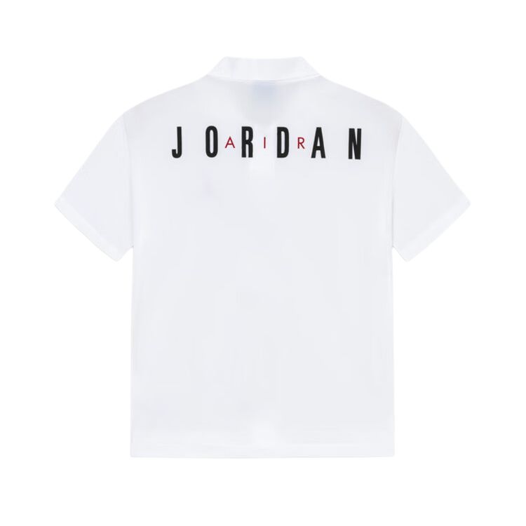 New Jordan Letter Kids' Top Summer Children Aged 3 7 Years Old White HM4779-100