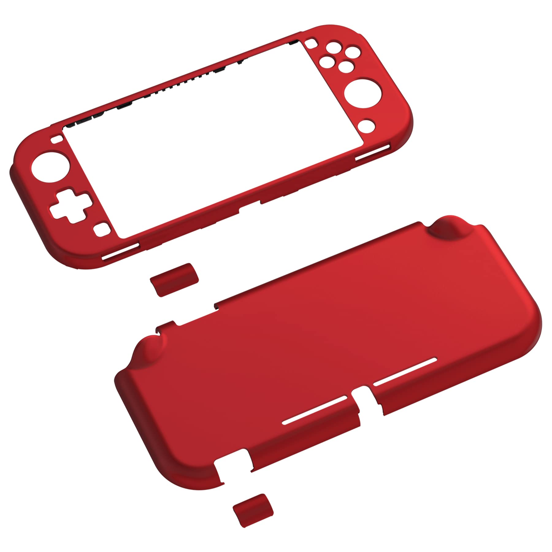 

eXtremeRate Custom cover for PlayVital Switch защитный чехол для Switch Lite с защитной пленкой для экрана Lite, (жесткий) - 1 [Алый Красный]