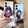 Akame Kurome Matte TPU Mobile Phone Case for Xiaomi Redmi Note 14 13 12 11 S Pro Plus 4G 5G Colorful Printing Cover