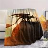 How To Train Your Dragon Hiccup & Toothless Flannel Blanket, High Quality Comfortable for All Seasons, Home Decor, Warmth and Comfort for Gifts.