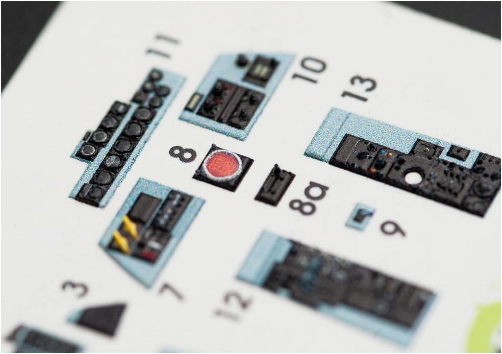 Reskit 1/72 McDonnell Aircraft F-4C Phantom II Interior 3D Decal (for Fine Molds) Plastic Model Decal RSKK72007