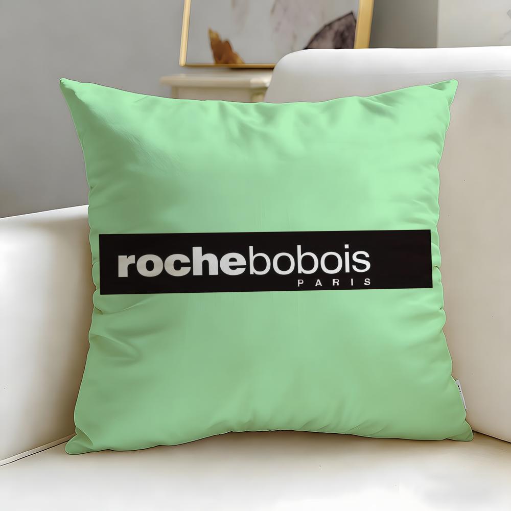 

классический мебельный бренд Roche Bobois Наволочка Мягкая Легко стирается Чехол для подушки Универсальный для Дивана Кровати Путешествий и Офиса 30X30cm