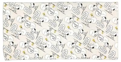 Marimocraft SNOOPY Toalha de Banho de Secagem Rápida Relógio Snoopy L1500×A750mm