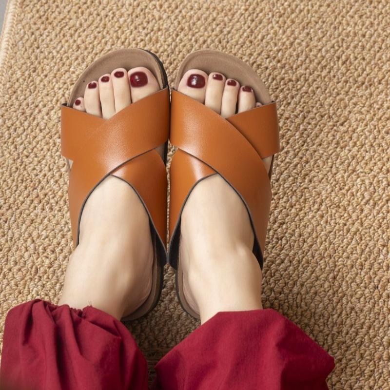 

Модный минималистичный набор с плоскими шлепанцами-крестиками и деревянными шлепанцами 36 оранжевый