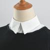 Ladies Shirt Detachable Collar for Womens Suit Lapel Shirt Fake Collar Fashion Solid Color White False Blouse Neckwear Tie