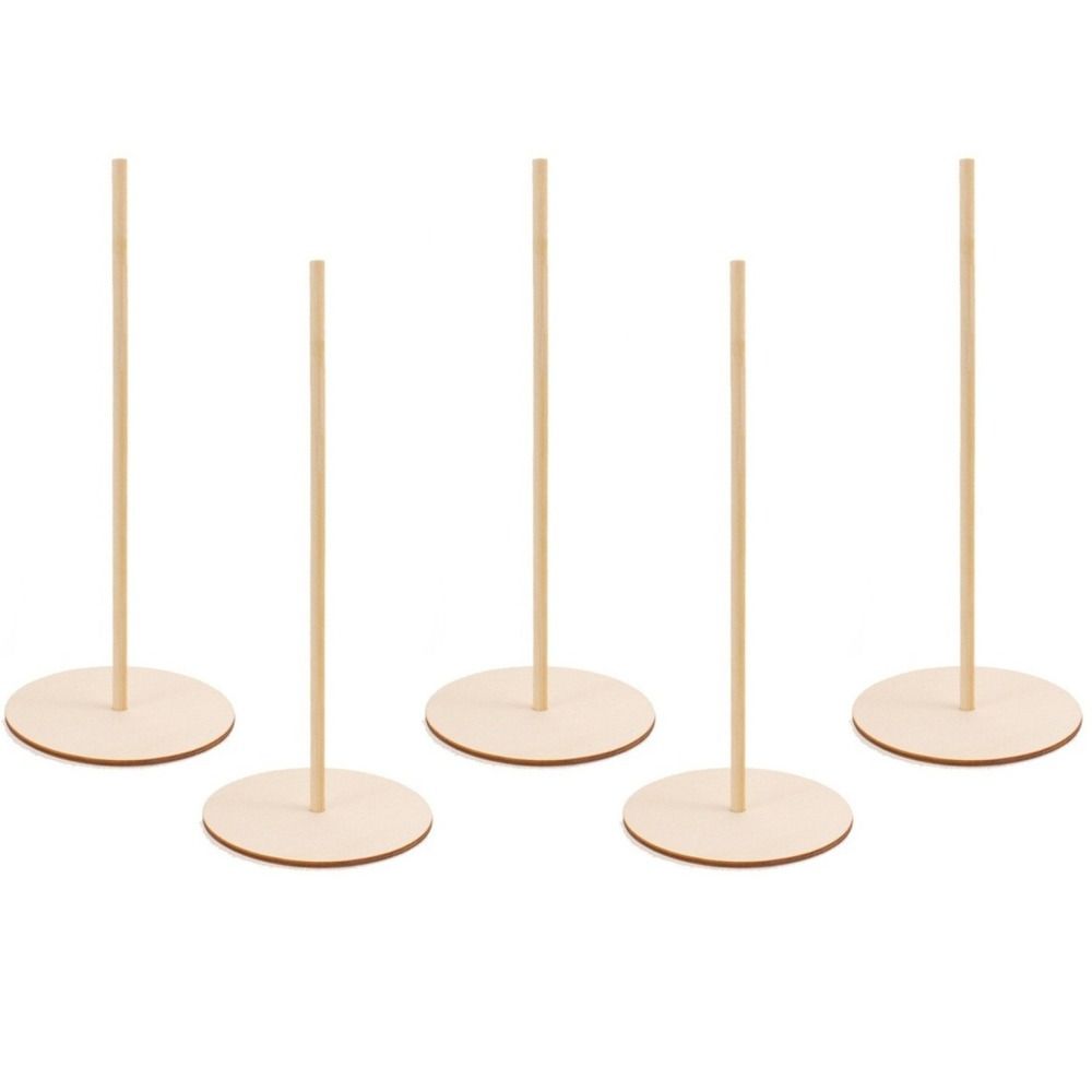 5pcs Detachable Design Wooden Donut Stand Wood Donut Display Stand Donut Wall Bracket Wedding Party