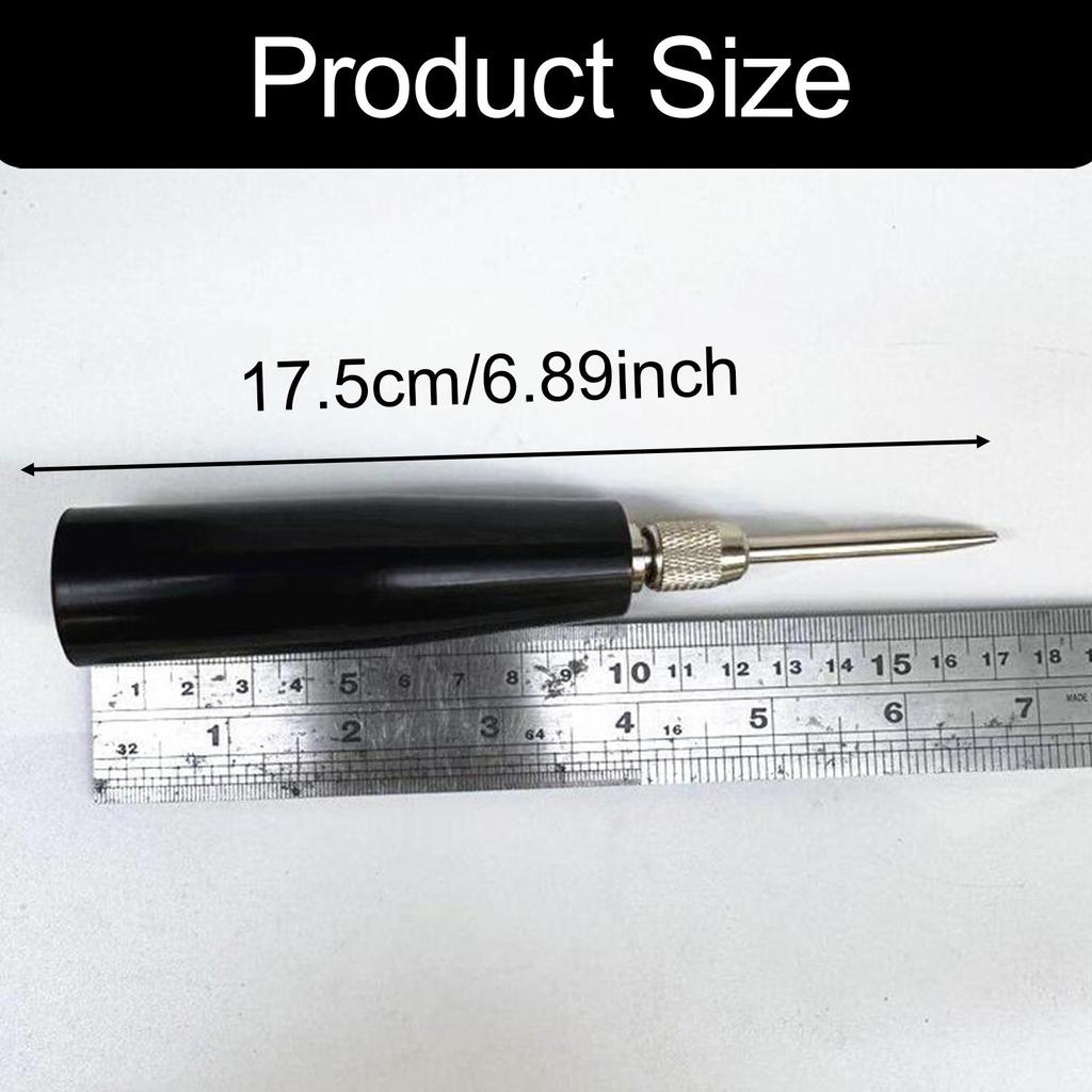 Racquet Stringing Awl Length 6.89inch Outdoor Removable DIY Wooden Handle Professional Ergonomic Stringing Tool Equipment