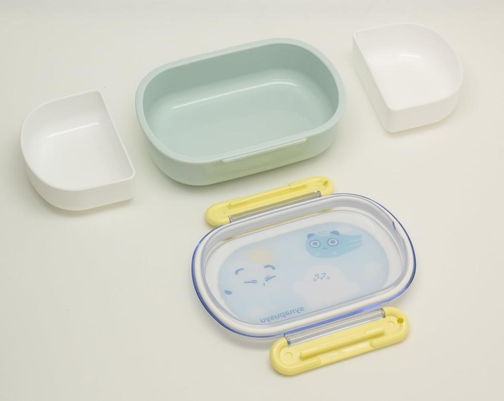OSK Shinapushu Lunch Box Made in Includes Microwave and Dishwasher Includes For Adults and Mini, 270ml, Japan, Inner, Safe, Gasket, Antibacterial,