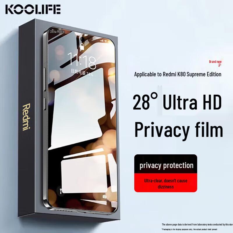 KOOLIFE Tempered Glass Screen & Lens Protectors for Redmi Phones