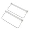 Pair of Foldable RV Shoe Rack Space Saving Aluminium Alloy Wall Mounted Shoe Organizer Hanging Shoe Storage Shelf for