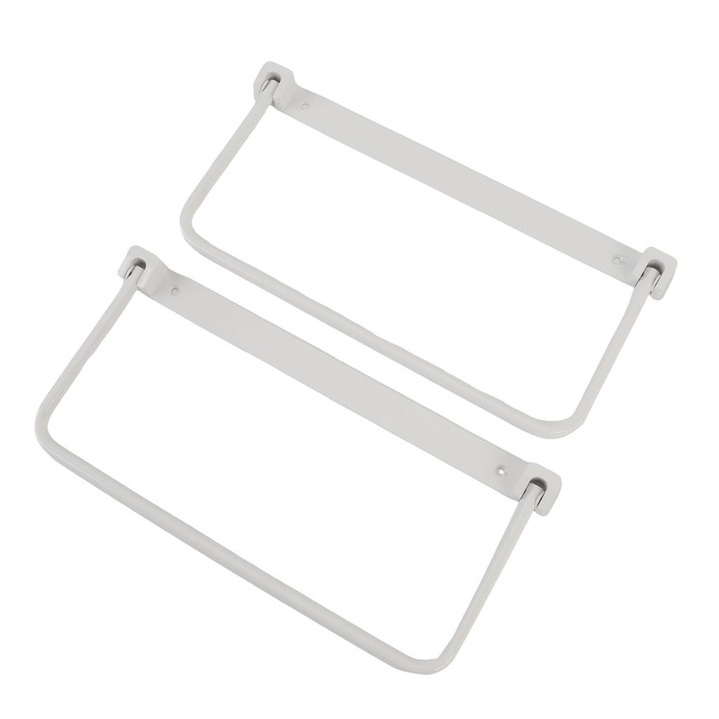 Pair of Foldable RV Shoe Rack Space Saving Aluminium Alloy Wall Mounted Shoe Organizer Hanging Shoe Storage Shelf for