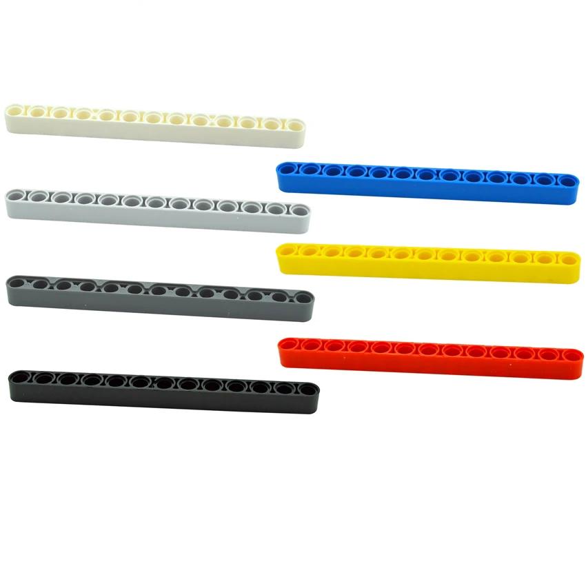 10PCS Brick Holes Liftarm High-Tech Assemble Particle 1x13 Thick Building Blocks Educational Toy For Kid Gift Compatible 41239