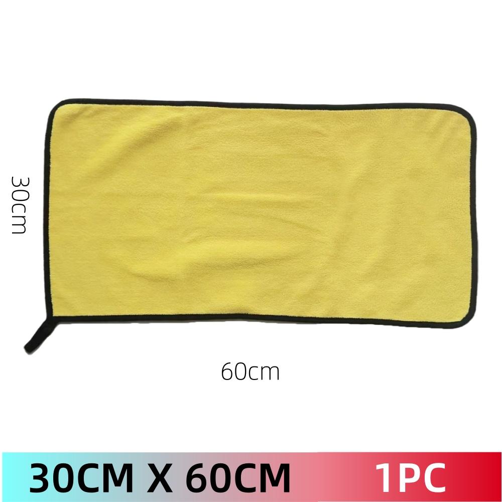 Serviette en microfibre super absorbante pour lavage de voiture, camion, voiture, nettoyage et séchage, très grande taille, entretien et détails de la voiture