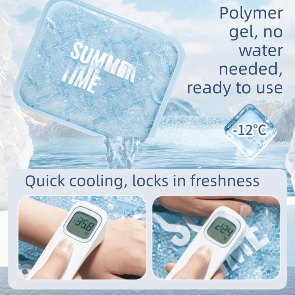 No Water Injection Cooling Gel Seat Cushion Ice Bead Structure Non-Inflatable Cushion  Car Seats