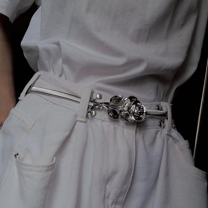 Four Seasons Available New Belt Women'S Leather Fashion Versatile Jeans Belt Decoration With Skirt, Suit, Sweater Waist Cover