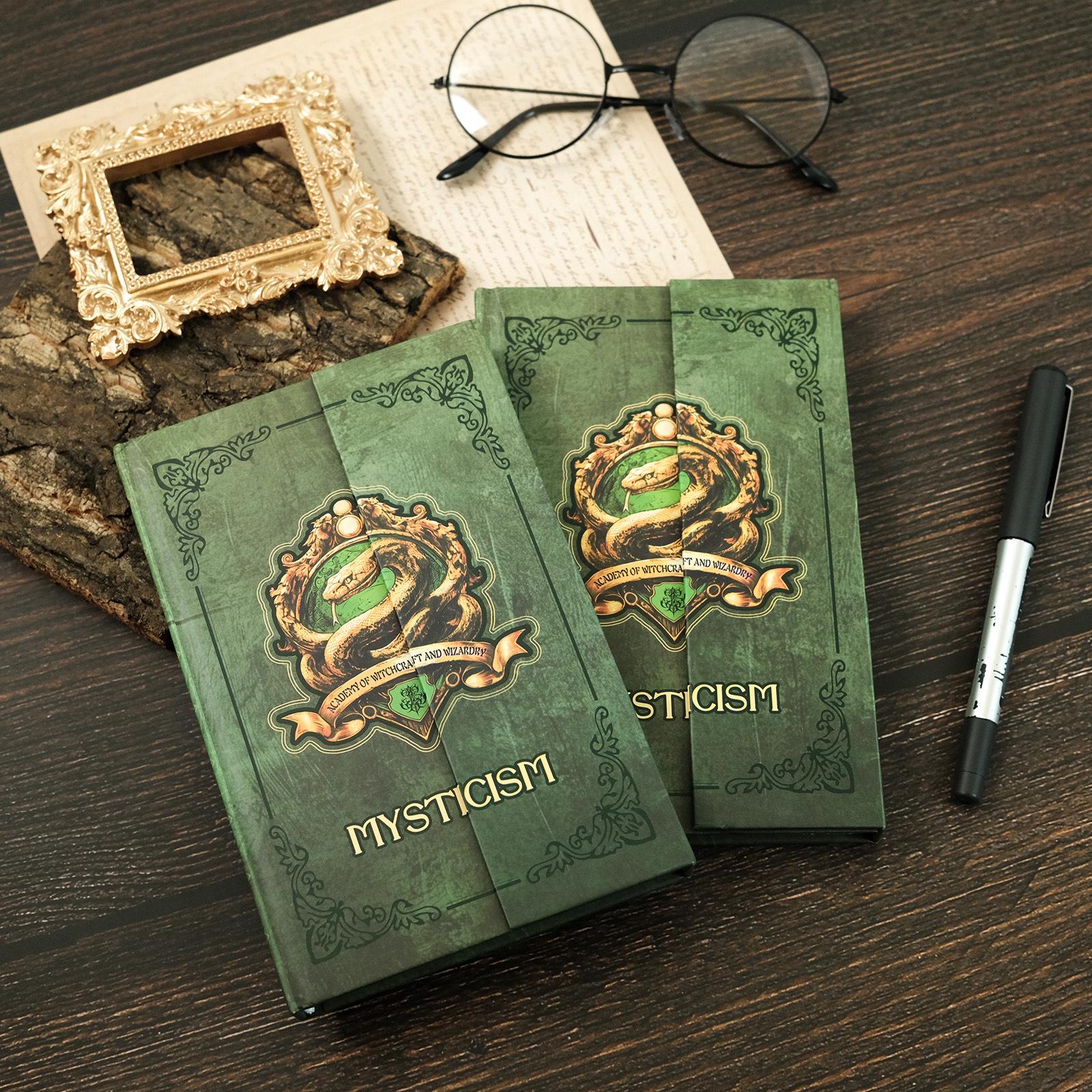 Magic Academy Snake Totem Green Hardcover Notebook