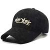Fashion Hat Fashion Corduroy Women's Winter Versatile Cold-proof Cap Show Face Small Windproof Riding Couple Baseball Cap