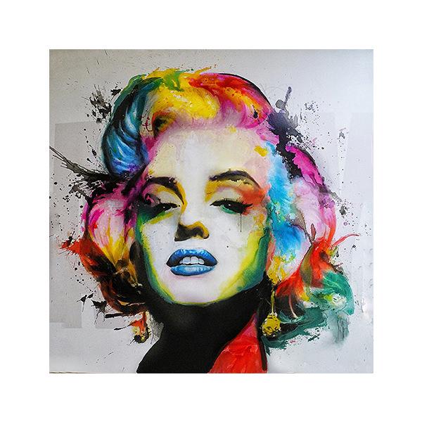 Vibrant Marilyn Monroe Canvas Wall Art Poster