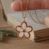 Colorful Heart Bagua Pendant: Fashionable European & American DIY Jewelry Accessory, Colorfast Copper-Plated