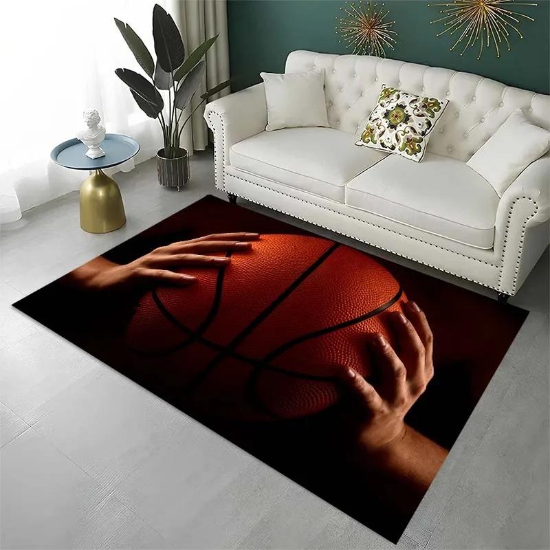 Basketball Pattern Floor Mats Door Decoration Home Living Room Floor Mats